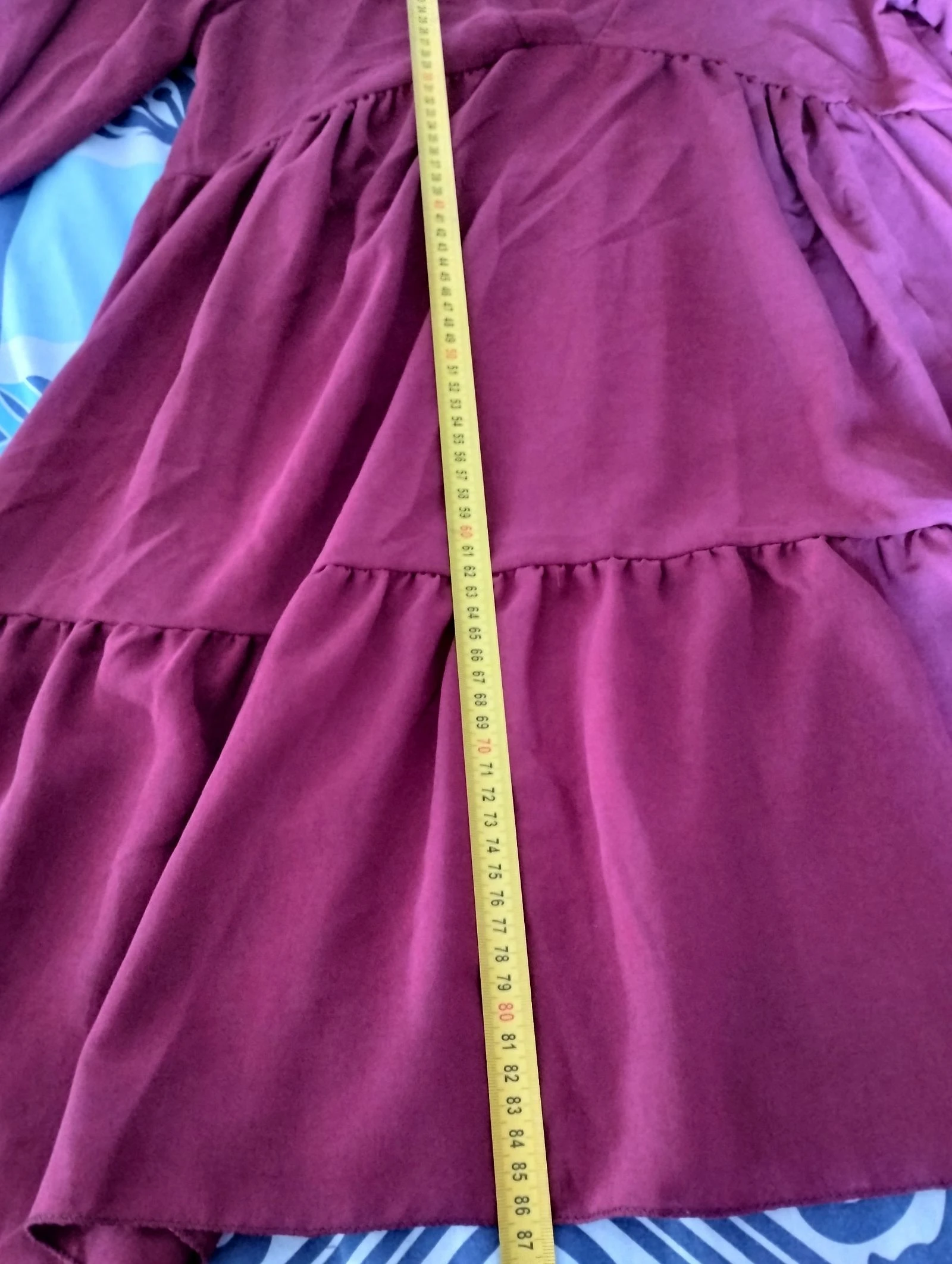 Robe courte bordeaux mily paris xl  – photo 5